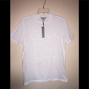 New Men’s Small Calvin Klein White T-Shirt